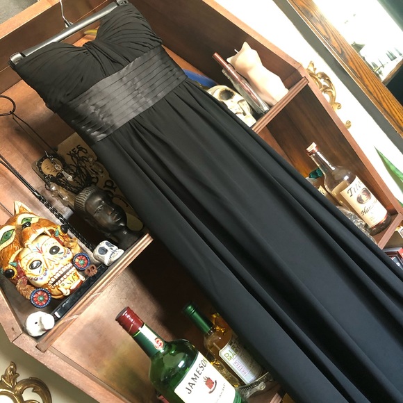 SOLD Bill Levkoff Black Bridesmaid Dress size 4 - Picture 3 of 6